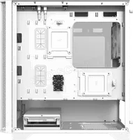 Boitier Mini Tour Micro ATX Montech Air 100 RGB avec panneaux vitrés (Blanc) - 2