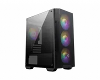 Boitier Mini Tour Micro-ATX MSI Mag Forge M100A RGB avec panneau vitré (Noir) - 1