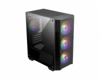 Boitier Mini Tour Micro-ATX MSI Mag Forge M100A RGB avec panneau vitré (Noir) - 2