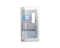 Boitier Mini Tour Micro ATX MSI Mag Pano M100R Project Zero RGB avec panneaux vitrés (Blanc) - 1