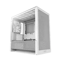 Boitier Mini Tour Micro ATX NZXT H3 Flow avec panneaux vitrés (Blanc) - 1