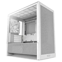 Boitier Mini Tour Micro ATX NZXT H3 Flow avec panneaux vitrés (Blanc) - 2
