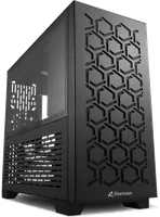 Boitier Mini Tour Micro ATX Sharkoon MS-Z1000 avec panneau vitré (Noir) - 1