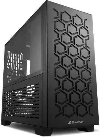 Boitier Mini Tour Micro ATX Sharkoon MS-Y1000 avec panneau vitré (Blanc)