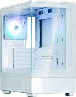 Boitier Mini Tour Micro ATX Zalman P10 RGB avec panneaux vitrés (Blanc) - 2