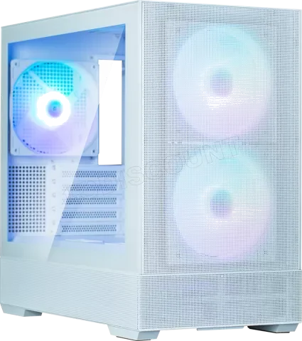 Boitier Mini Tour Micro ATX Zalman P30 Air RGB avec panneaux vitrés (Blanc)