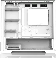 Boitier Mini Tour Micro ATX Zalman P30 RGB avec panneaux vitrés (Blanc) - 3