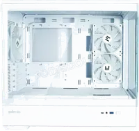 Boitier Mini Tour Micro ATX Zalman P30 RGB avec panneaux vitrés (Blanc) - 4