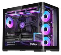 Boitier Moyen Tour ATX iTek Dark Cave Curved (Noir)
