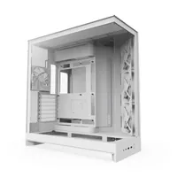Boitier Moyen Tour ATX NZXT H9 Flow avec panneaux vitrés (Blanc) - 1