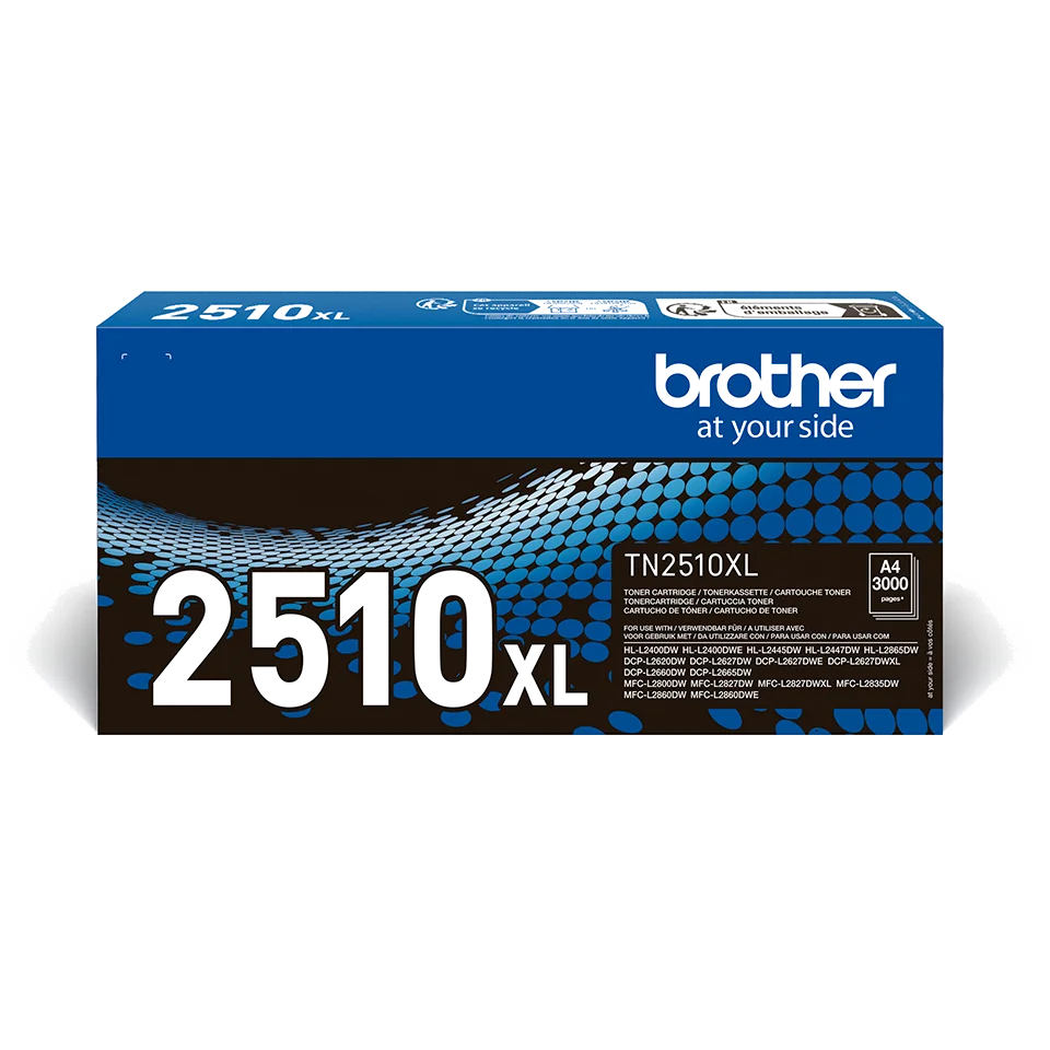 Brother TN2510XL - Cartouche de toner haute capacité originale - Noir