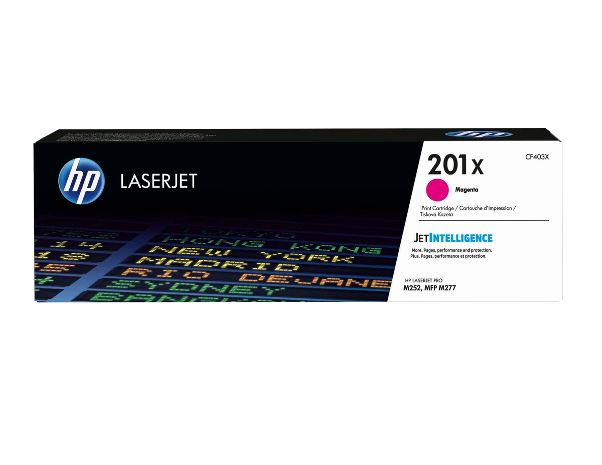 HP 201X toner LaserJet Magenta grande capacité authentique