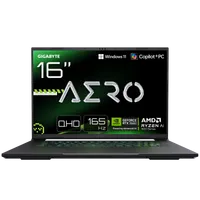 GIGABYTE AERO X16 1WH Ordinateur Portable Gaming – 16“, 165Hz WQXGA, Ryzen AI 7 350, NVIDIA RTX 5070, 32Go DDR5 5200MHz, SSD Gen4 1To, Win 11 Home, Garantie 2 ans, Dolby Atmos, AERO X16 1WH93FRC64AH