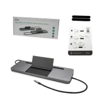 i-tec Metal USB-C Ergonomic 4K 3x Display Docking Station + Power Delivery 85 W - 9