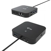 i-tec C31DUALDPDOCKPD station d'accueil Avec fil USB 3.2 Gen 1 (3.1 Gen 1) Type-C Noir - 1