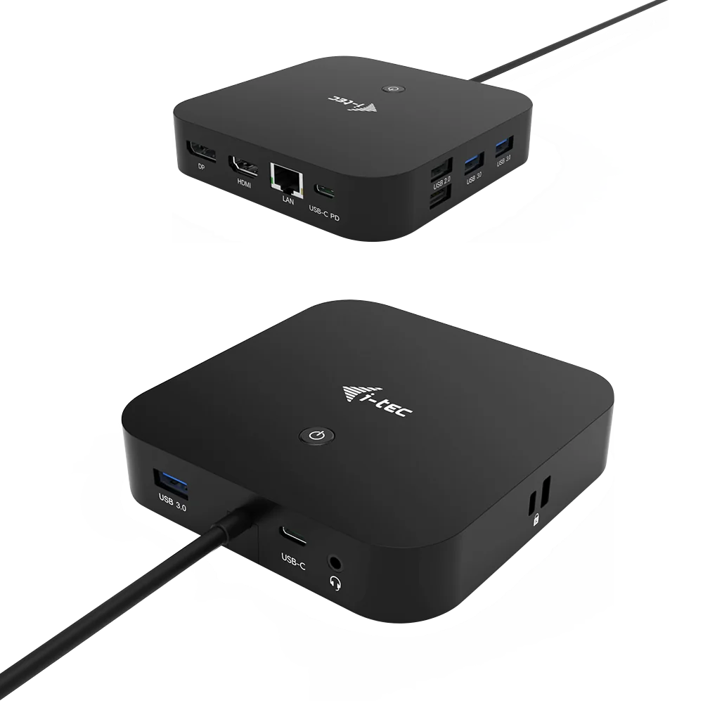 i-tec USB-C HDMI DP Docking Station with Power Delivery 100 W