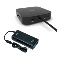 i-tec USB-C Dual Display Docking Station with Power Delivery 100 W + Universal Charger 100 W