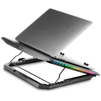 Mars Gaming MNBC5 Support de livres Supports de Laptop Noir 48,3 cm (19") - 4