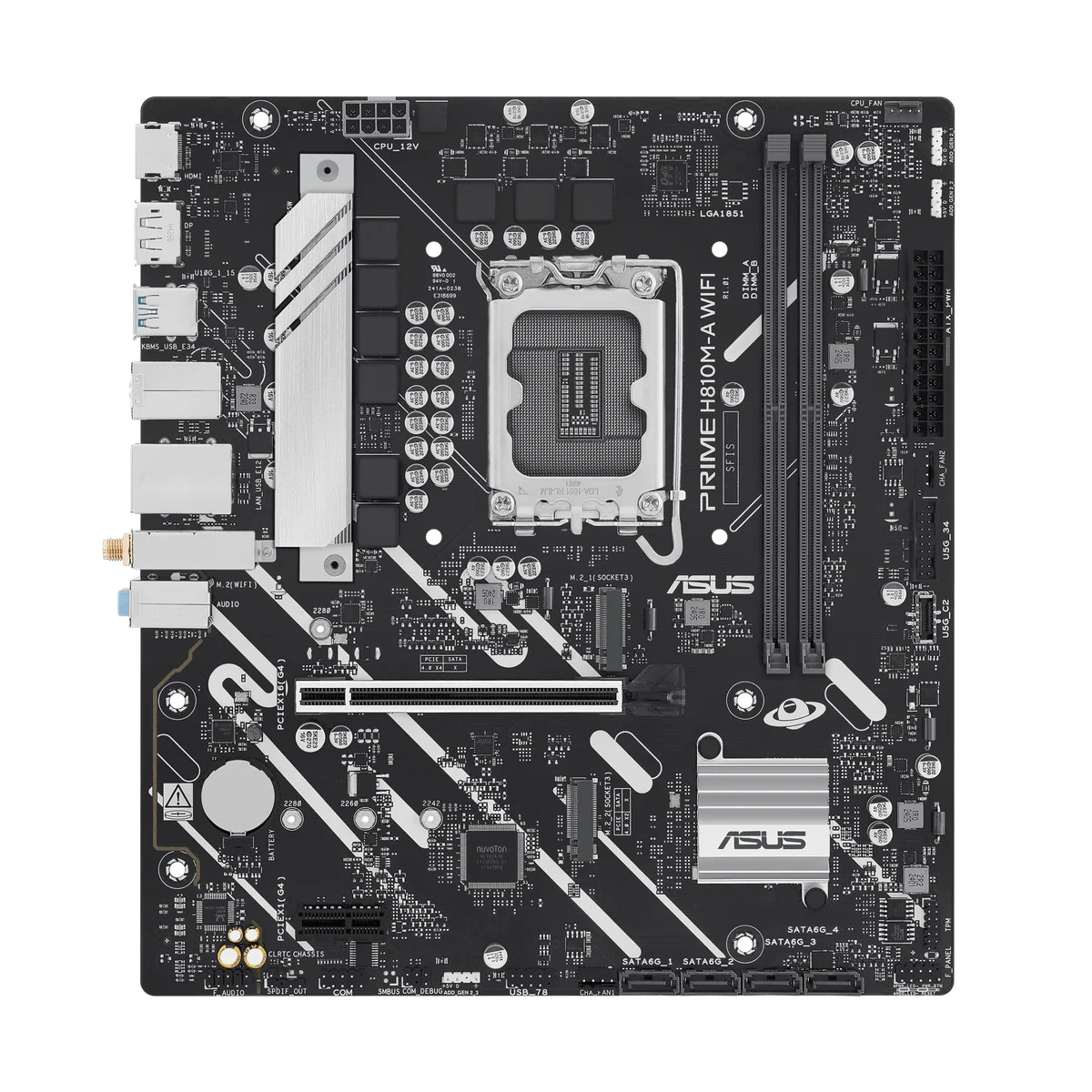 ASUS PRIME H810M-A WIFI Intel H810 LGA 1851 (Socket V1) micro ATX