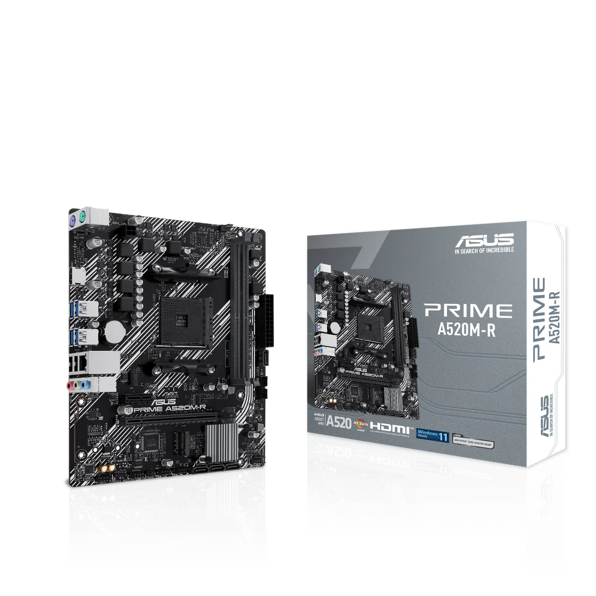ASUS PRIME A520M-R AMD A520 Emplacement AM4 micro ATX