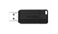 Verbatim Micro-clé USBPinStripe de 16 Go - noire