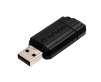 Verbatim Micro-clé USBPinStripe de 16 Go - noire - 2