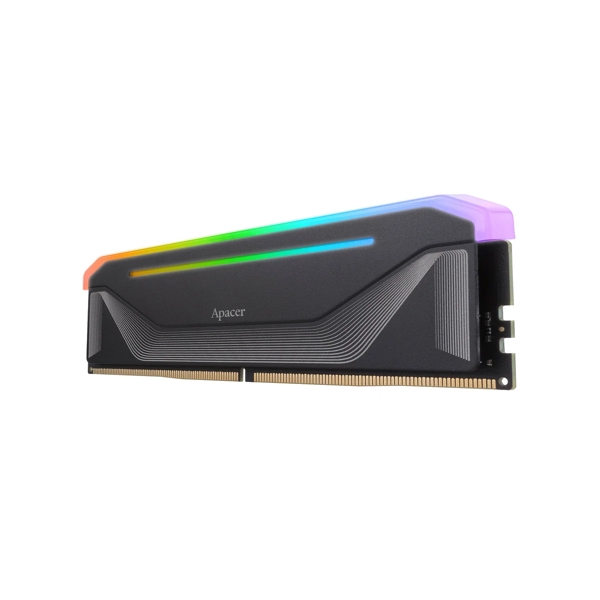 Barrette mémoire 16Go DIMM DDR5 Apacer Nox RGB 5600Mhz (Noir)