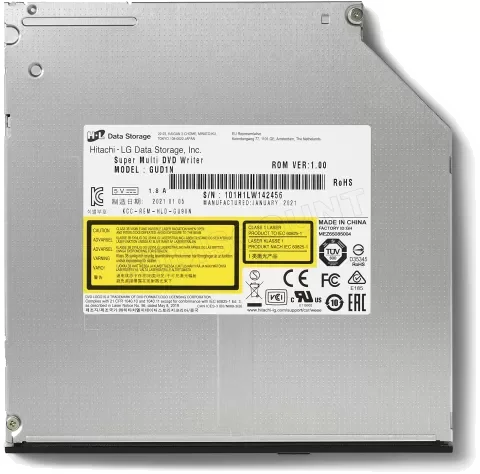 Graveur DVD interne slim Hitachi/LG GUD1N (Noir) (Bulk)
