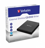 Verbatim External Slimline CD/DVD Writer lecteur de disques optiques DVD±RW Noir - 3