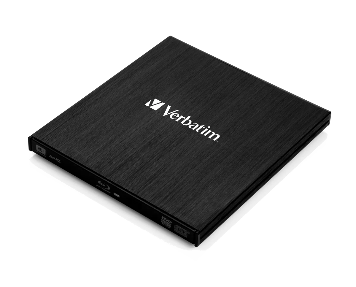 Verbatim External Slimline lecteur de disques optiques Blu-Ray RW Noir