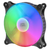 Mars Gaming MFDUO système de refroidissement d’ordinateur Boitier PC Ventilateur 12 cm Noir - 3