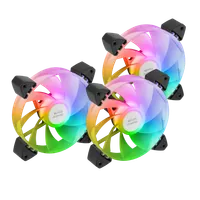 Mars Gaming MF3AR système de refroidissement d’ordinateur Boitier PC Ventilateur 12 cm Noir 3 pièce(s)