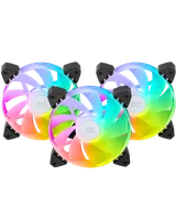 Mars Gaming MF3AR système de refroidissement d’ordinateur Boitier PC Ventilateur 12 cm Noir 3 pièce(s) - 2