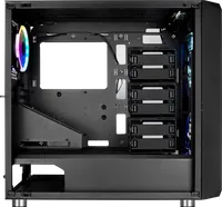 Boitier Grand Tour E-ATX Xigmatek Cloud Digital avec panneaux vitrés (Noir) - 2