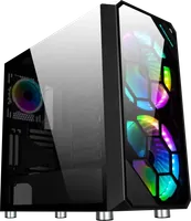 Boitier Grand-Tour E-ATX Xigmatek Heaven RGB avec panneaux vitrés (Noir) - 2