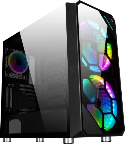 Boitier Grand-Tour E-ATX Xigmatek Heaven RGB avec panneaux vitrés (Noir)