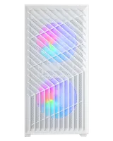 Mars Gaming MC-VORTEXW Mini Tower Blanc