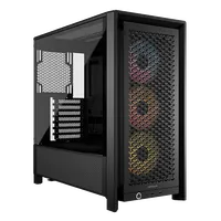 Boitier Moyen Tour ATX Corsair Frame 4000D RS RGB avec panneau vitré (Noir)
