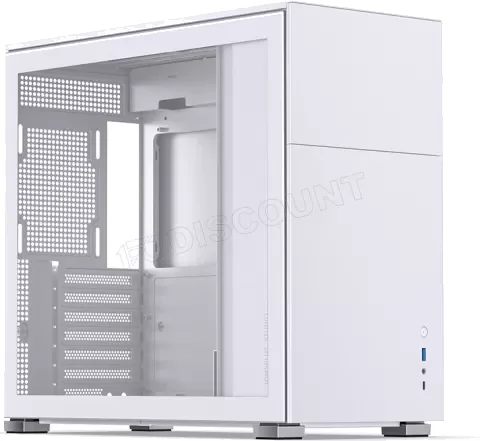 Boitier Moyen Tour ATX Jonsbo D400 avec panneaux vitrés (Blanc)