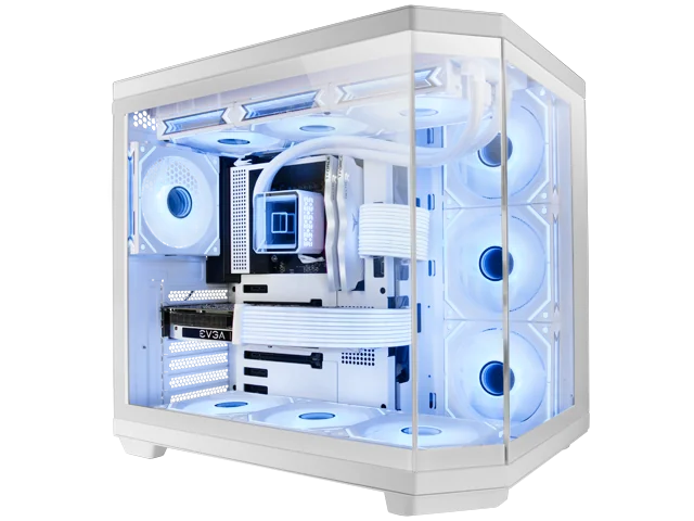 Mars Gaming MC-3TCOREW Midi Tower Blanc