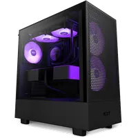 Boitier Moyen Tour E-ATX NZXT H5 Flow avec panneau vitré (Noir) - 2