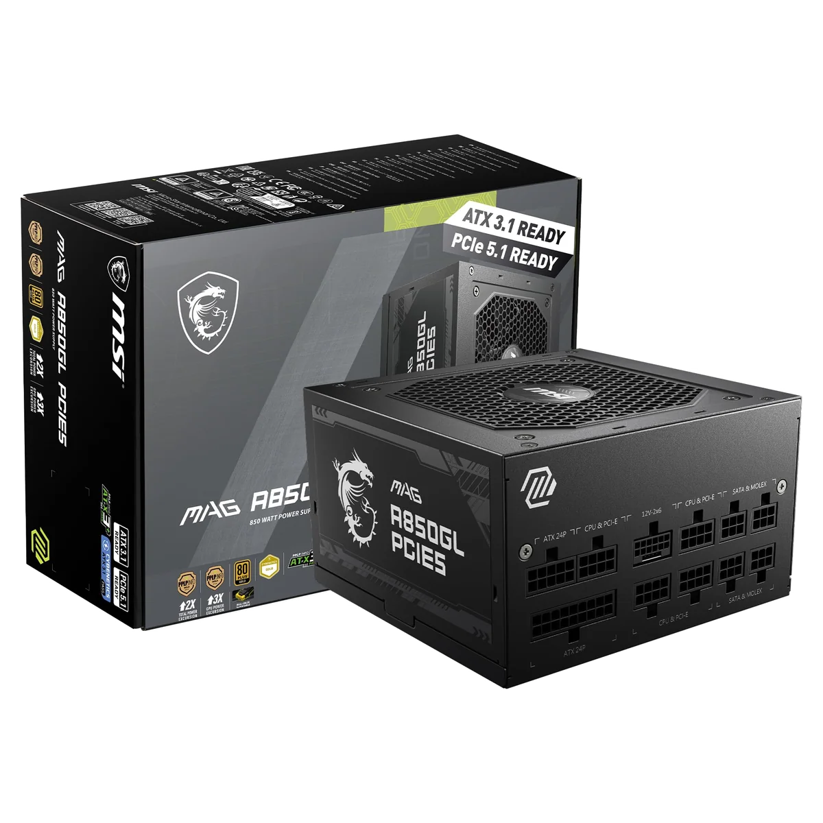 Alimentation ATX ASRock Pro-G - 850W (Noir)