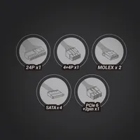 Mars Gaming MPIII650 unité d'alimentation d'énergie 650 W 20+4 pin ATX ATX Blanc - 5