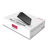 Axagon EE25-XA6 Boîtier de disques de stockage Boîtier disque dur/SSD Noir 2.5" - 10