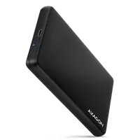 Axagon EE25-SLC Boîtier de disques de stockage Boîtier disque dur/SSD Noir 2.5" - 1