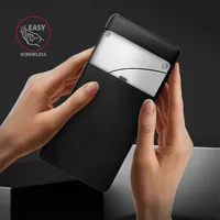 Axagon EE25-SLC Boîtier de disques de stockage Boîtier disque dur/SSD Noir 2.5" - 3