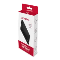 Axagon EE25-SLC Boîtier de disques de stockage Boîtier disque dur/SSD Noir 2.5" - 7