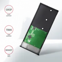 Axagon EEM2-SBC externes Gehäuse für M.2 SSDs USB-C 3.2 Gen 2 - schwarz Enceinte ssd Noir - 8