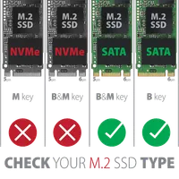 Axagon EEM2-SBC externes Gehäuse für M.2 SSDs USB-C 3.2 Gen 2 - schwarz Enceinte ssd Noir - 10