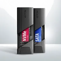 Axagon EEM2-GTS2 Boîtier de disques de stockage Enceinte ssd Noir M.2 - 2